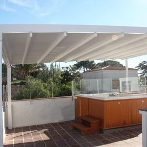 Pérgola aluminio